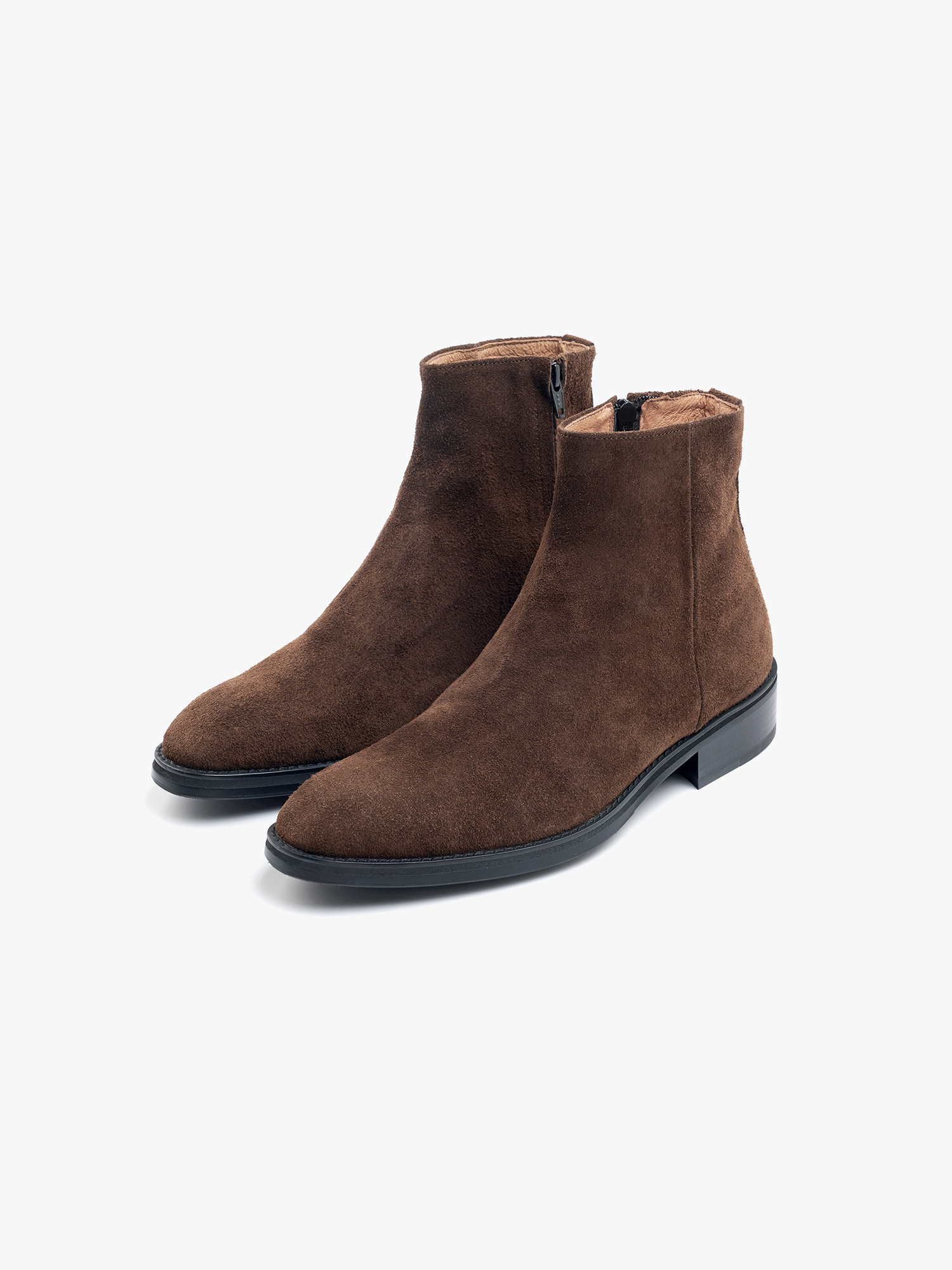 Rega Sleek Side Hidden Boots (Dark Brown)