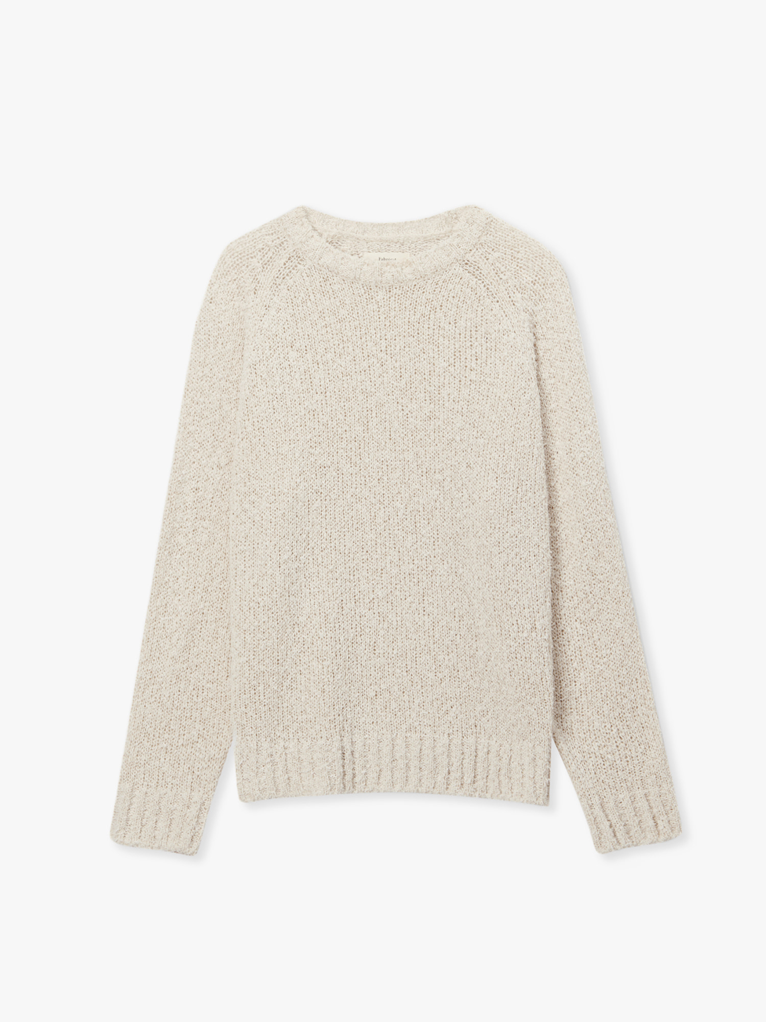 Tail Round Over-Fit Knit (Cream)