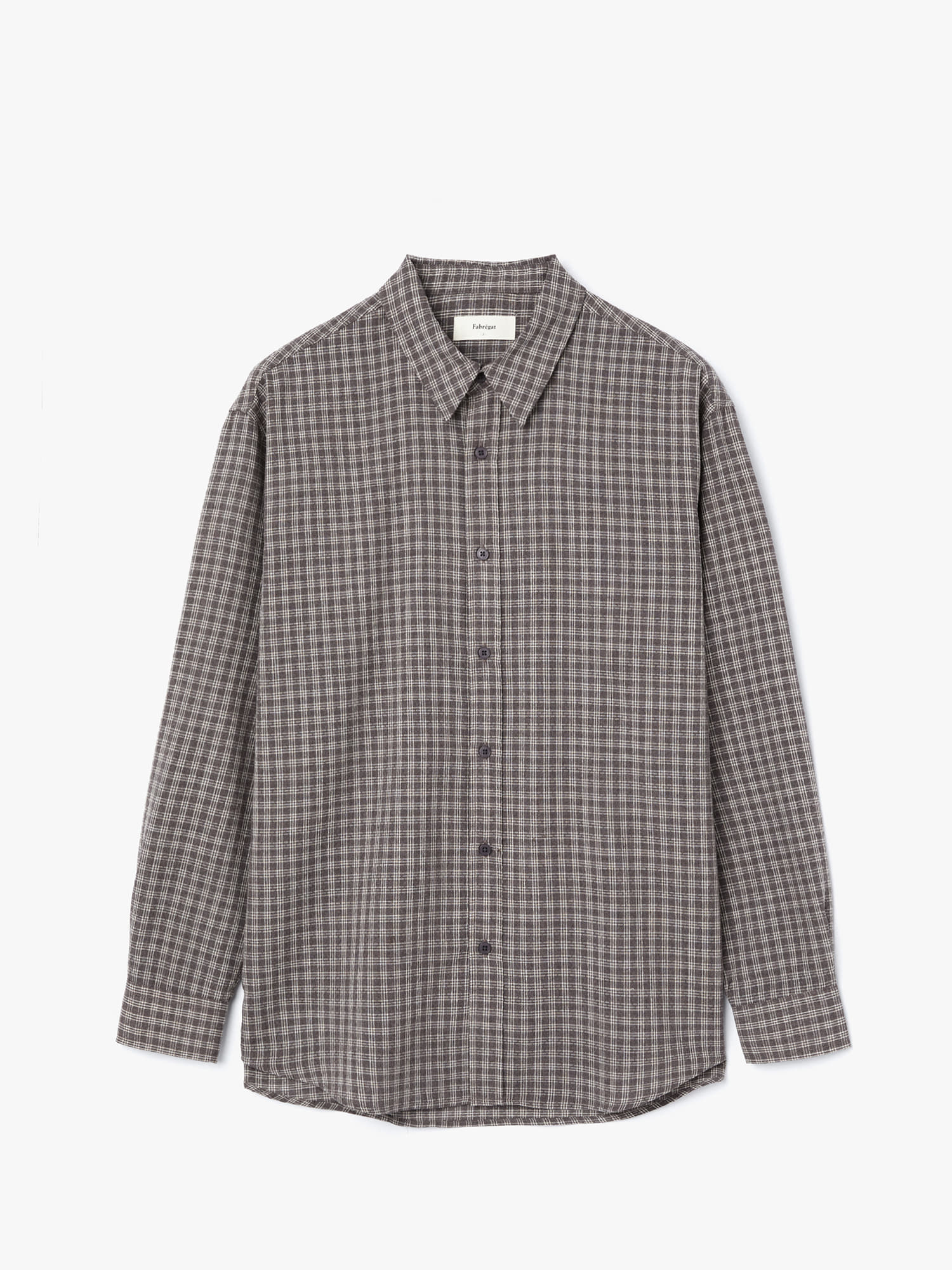 Louis Over Check Shirts (Violet)