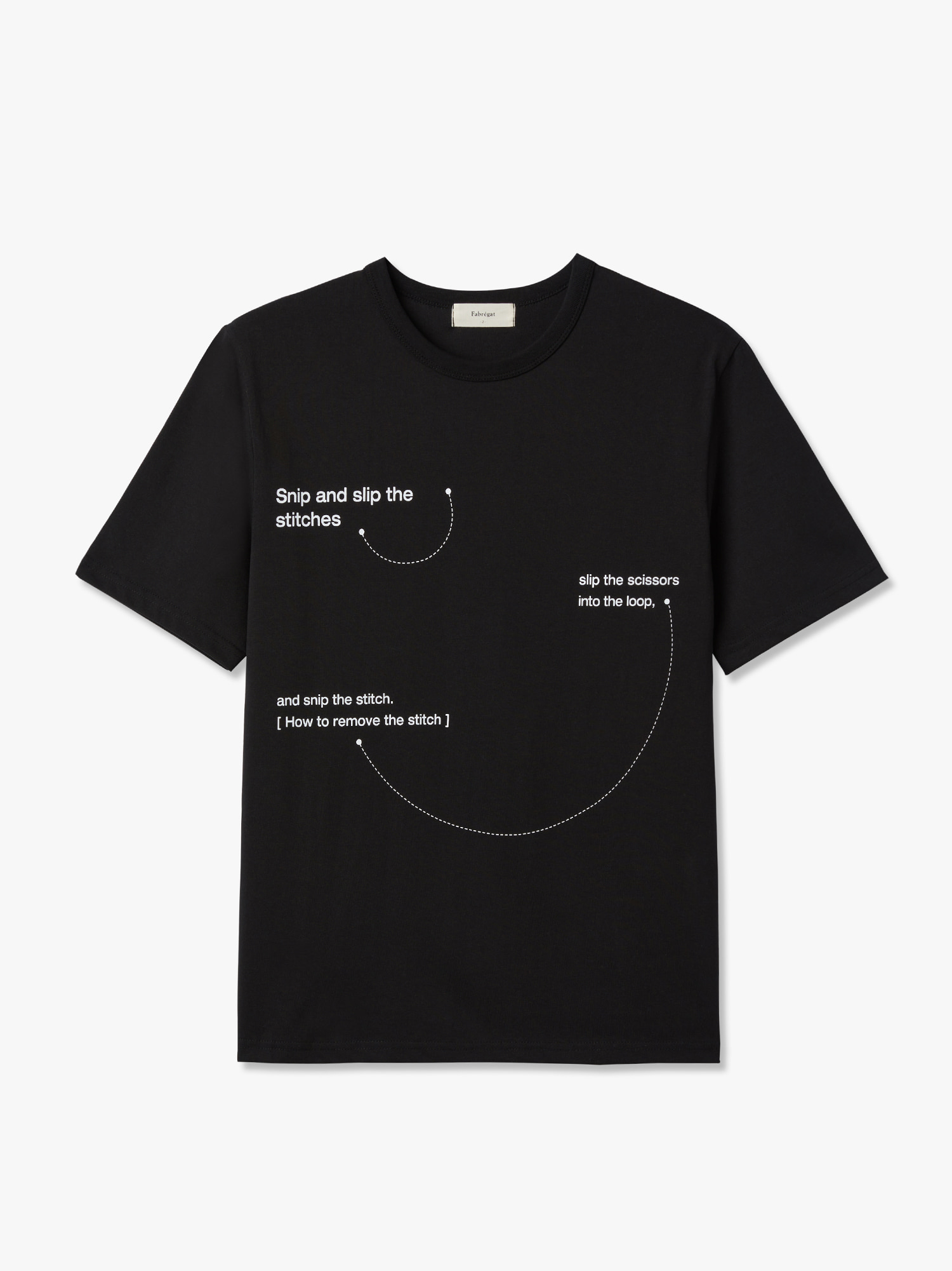 Half Stitch T-Shirts (Black)