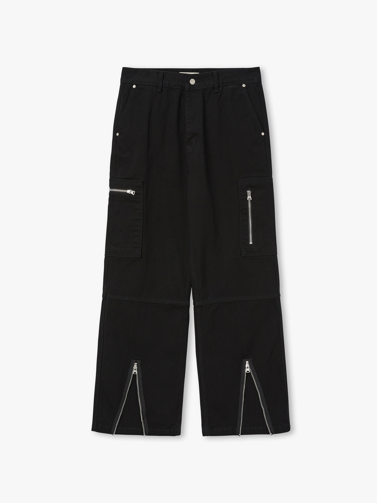 Mos Utility Flared Pants (Black)